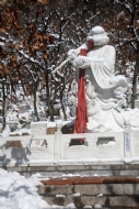 青岩寺冬雪